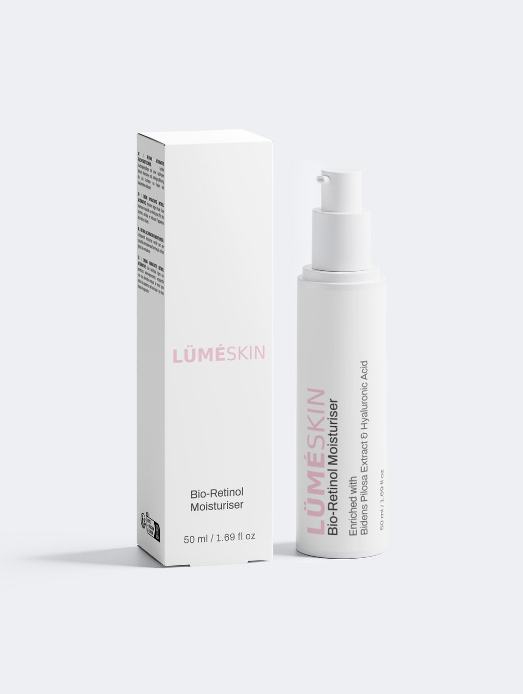 LÜMÉSKIN Bio-Retinol Moisturiser jar anti-aging face cream
