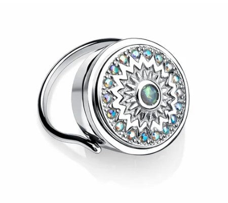 Paris Lip Balm Ring in Stainless Steel