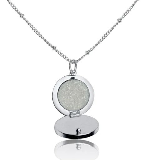 Boho Lip Balm Necklace in Stainless Steel