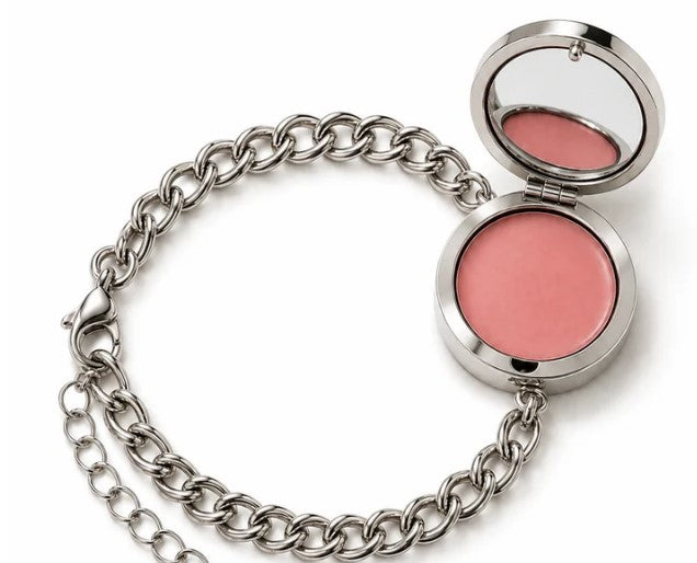 Paris Lip Balm Bracelet in Stainless Steel