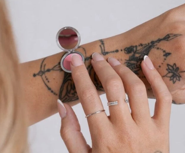 Paris Lip Balm Bracelet in Stainless Steel