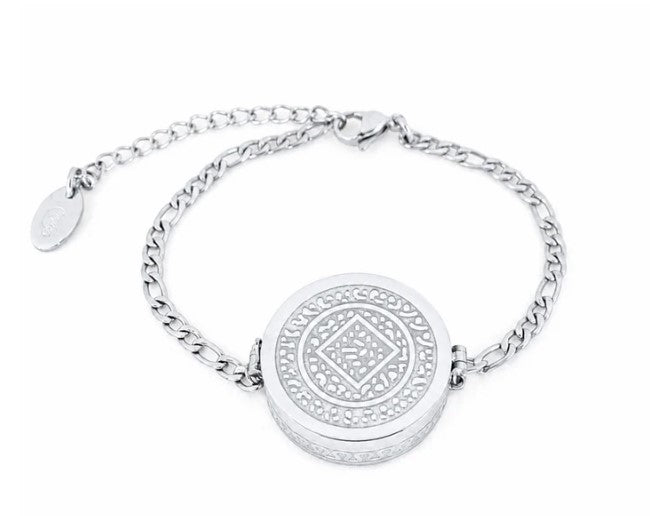 Boho Lip Balm Bracelet in Stainless Steel